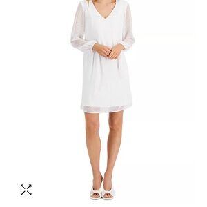 NWT INC Womens Tie Back Lace Dress